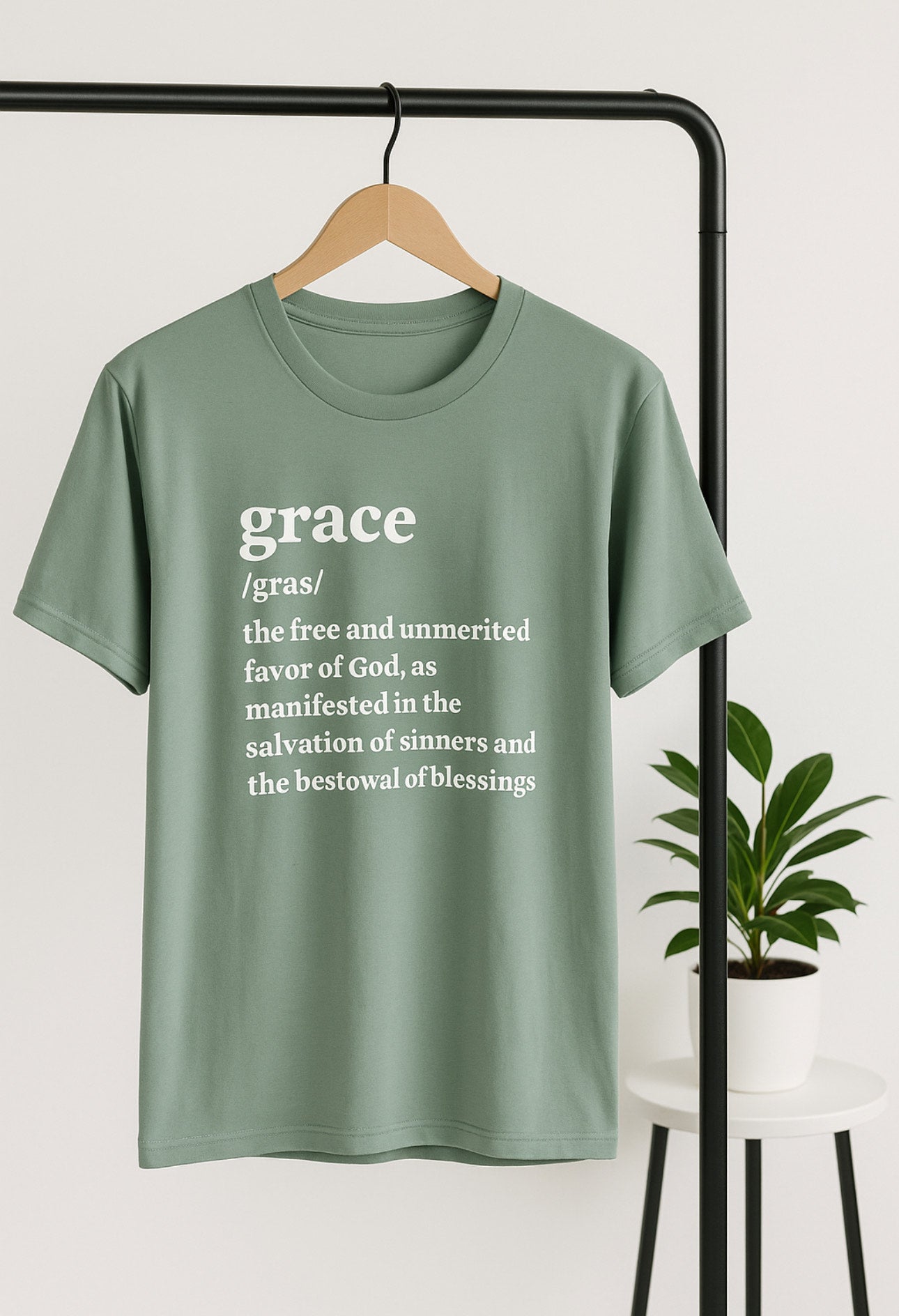 Blessing Definition Tee (black text)