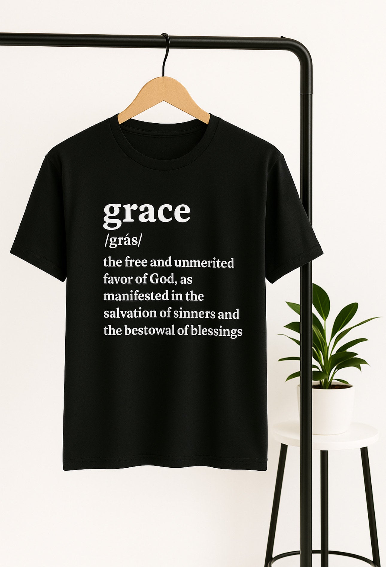 Blessing Definition Tee (black text)