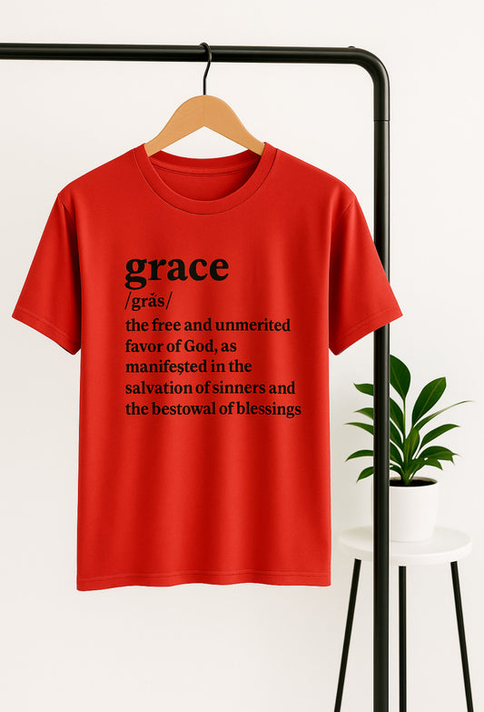 Blessing Definition Tee (black text)